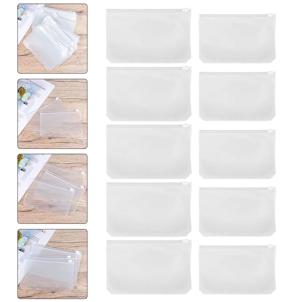 

20 Pcs Business Card Storage Bag Documents File Holder Acordión Folder Pouch Acordión Folders Loose-leaf PVC