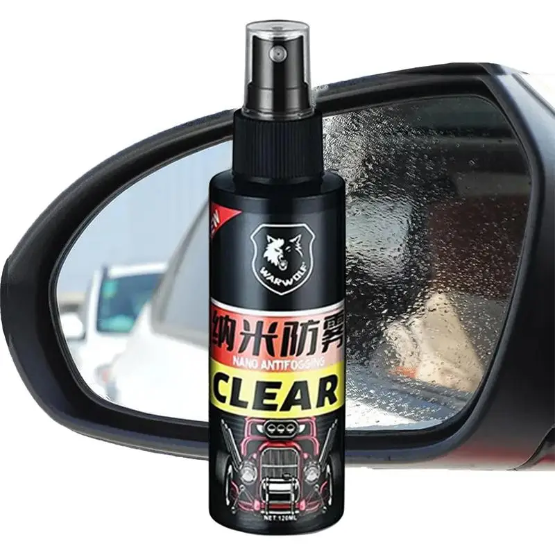 

120ml Car Wax Polish Spray Glass Coating Ati-Fog Agent Prevents Fogging Clear Vision Water Repellent Nano Technology Water Guide