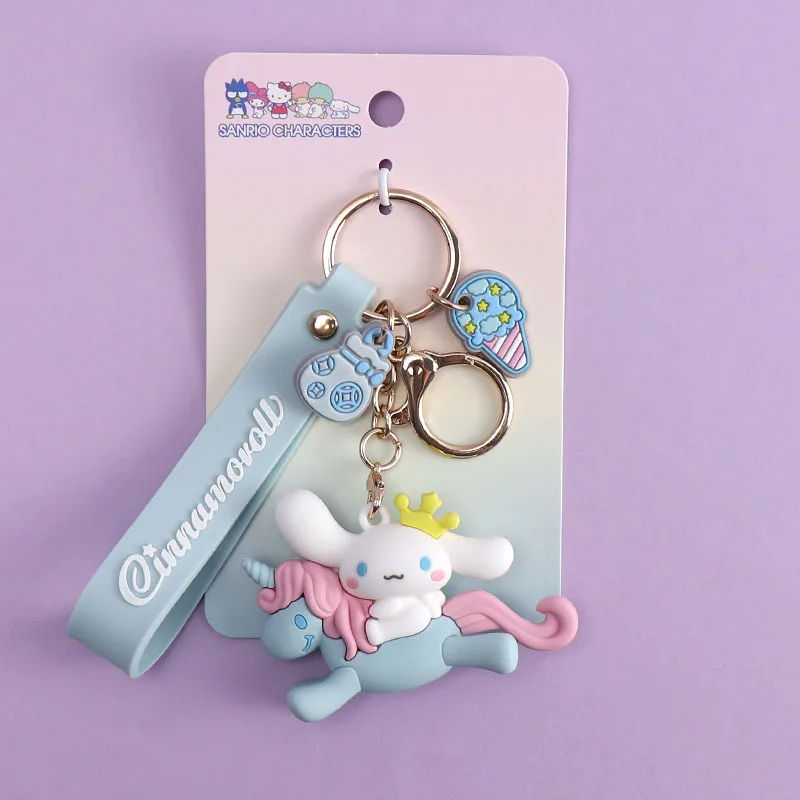 

Sanrio Cinnamoroll моя мелодия маленькая двойная звезда кавайная катания Единорог моделирующая игрушка кукла брелок кулон милое детское платье