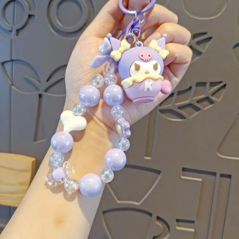 Аниме Sanrio Hello Kitty Kuromi брелок из бисера Cinnamoroll Melody мультяшная кукла кулон