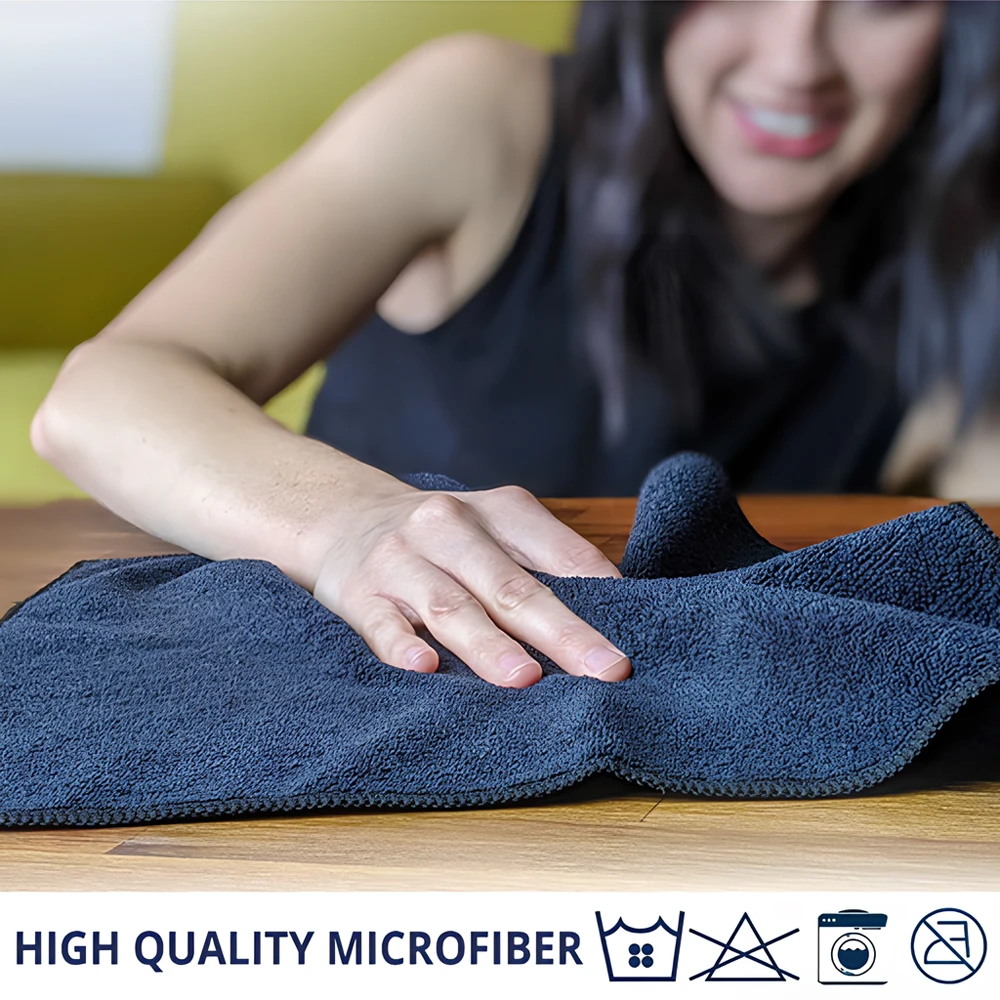 9 шт. 30*30 см дезинфицирующие кухонные полотенца из микрофибры семейный стол для