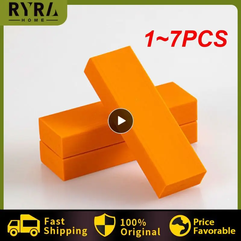 

1~7PCS Resuable Stainless Steel Stain Eraser Kitchen Faucet Limescale Eraser Bathroom Glass Rust Remover Stain Remover Cleaning