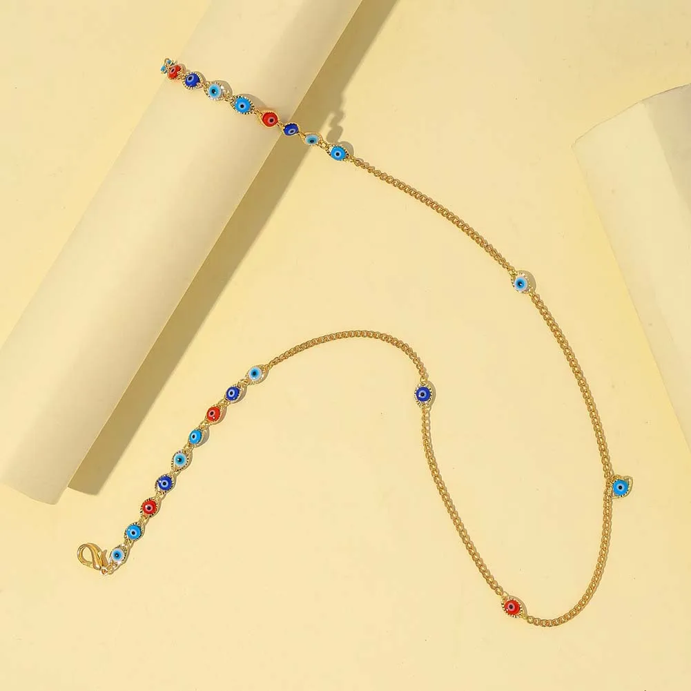 

Clips Neck Straps Sunglasses Cords Fashion Hold Straps Men Demon Eye Mask Cord Holders Eyeglass Lanyard Glasses Chain