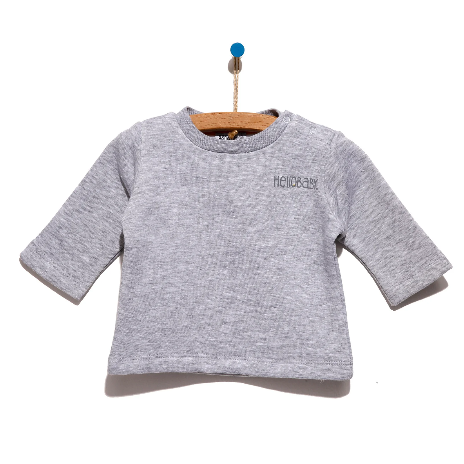 

ebebek HelloBaby 2022 New Season Baby Clothes Basic Şardonlu 3 İplik Sweatshirt