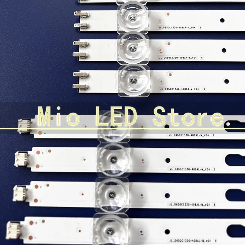 8Kit светодиодная подсветка для Samsung UN65TU8000 UN65TU8200 UN65TU7000 UE65TU7000 UE65TU7105K JL.D650C1330-408AR 408al-m _