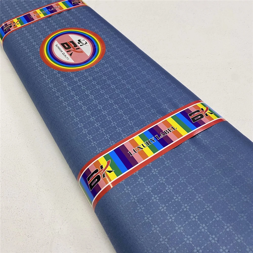 

2022 Good Quality African Breathability Comfort Smooth Atiku Men Cloth Material Fabric For Garment 5 Yards/Lots QL0117