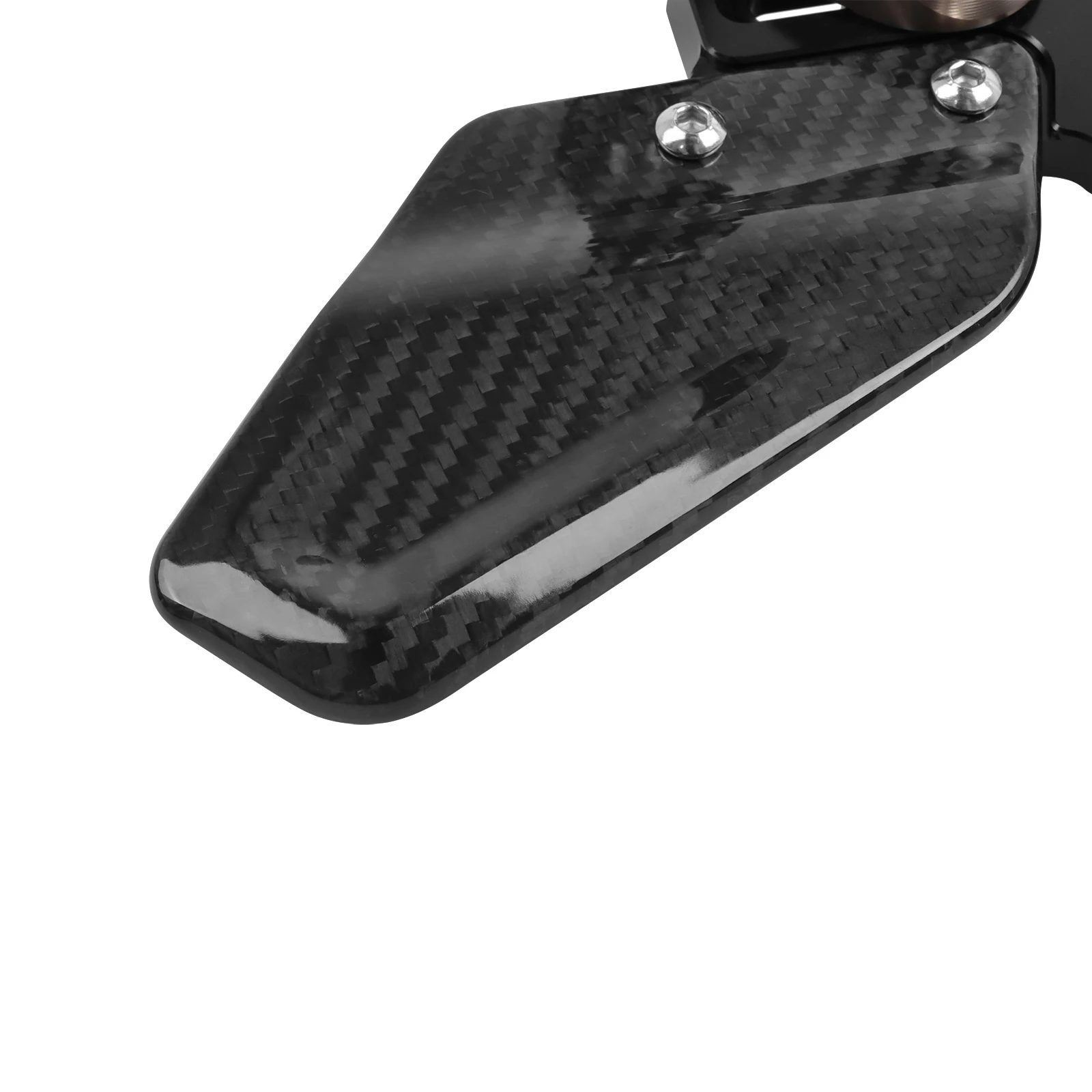 Мотоциклетные гоночные педали с ЧПУ и углеродным волокном задние для подножки