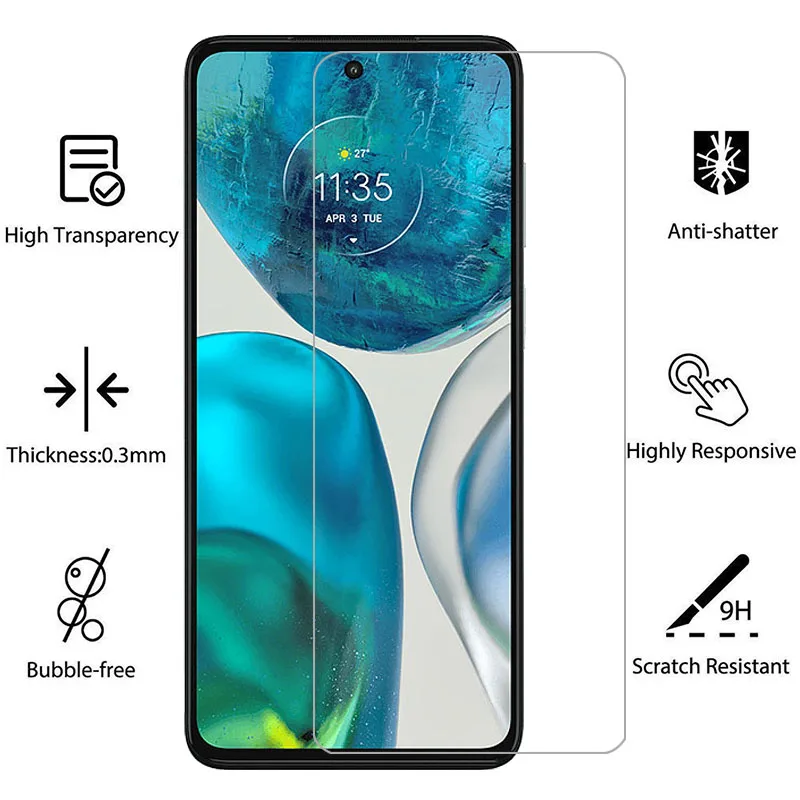 Чехол из закаленного стекла для motorola moto g52 чехол телефона motorolag52 motog52 motog g 52 52g 4g 5g