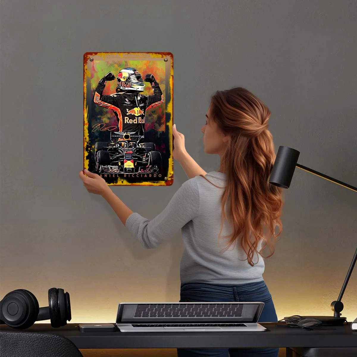 Металлический знак Daniel Ricciardo