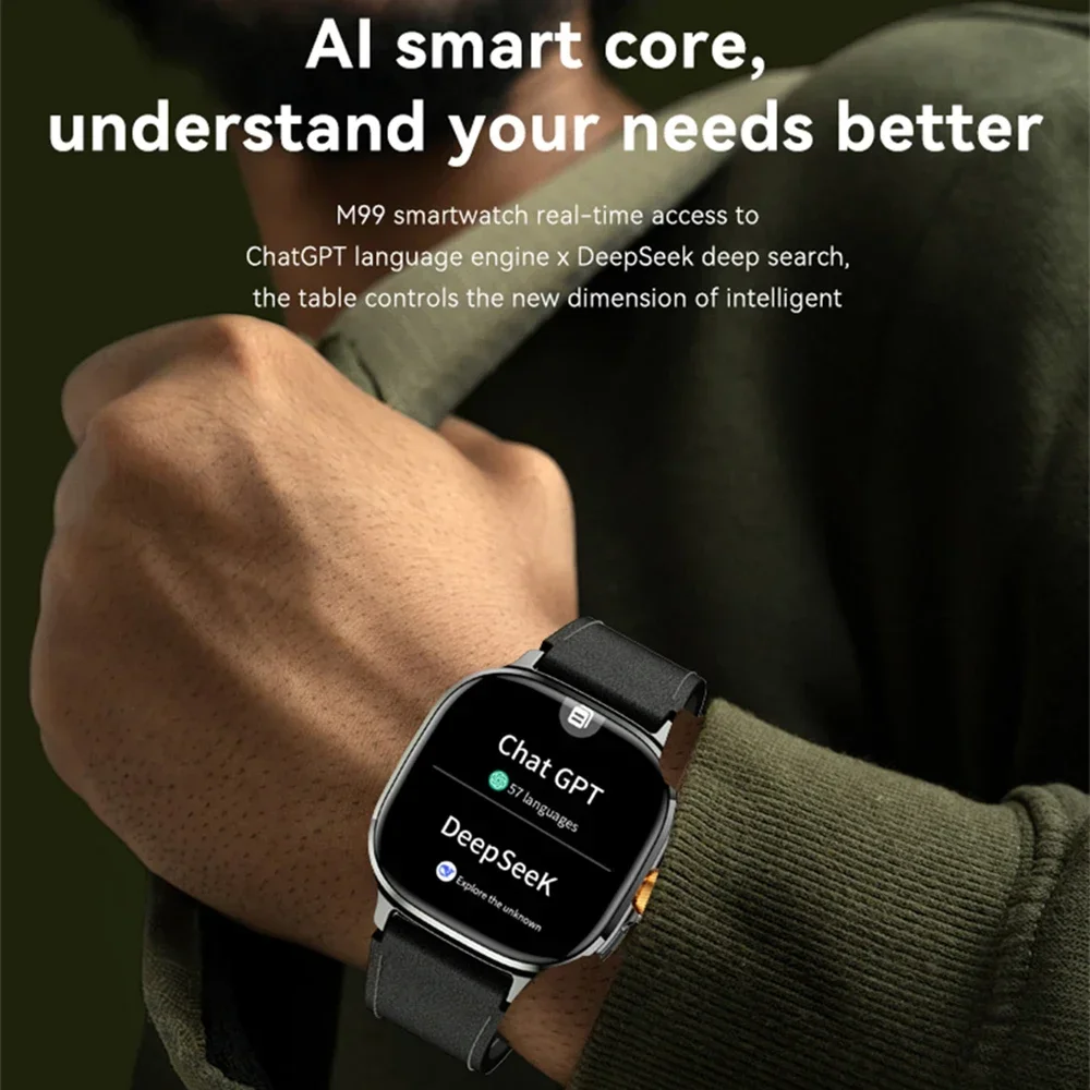 Фото Android 10 Smartwatch 2,4-дюймовый HD AMOLED-экран 16 ГБ + 256 ГБ ОЗУ 2100 мАч GPS WIFI NFC Tiktok Google APP Загрузка 4G/5G Smart Watch №5