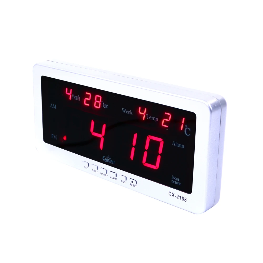 Настольные настенные и автомобильные часы яркий белый свет на большие