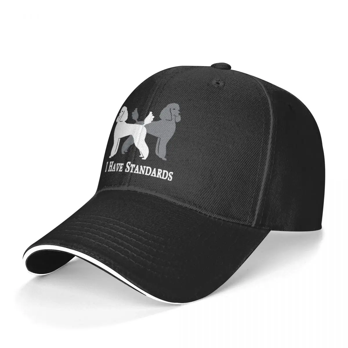 

Poodle Baseball Cap I Have Standard Poodles NickerStickers on Redbubble Trendy Men Trucker Hat Custom Outdoor Sport Snapback Cap