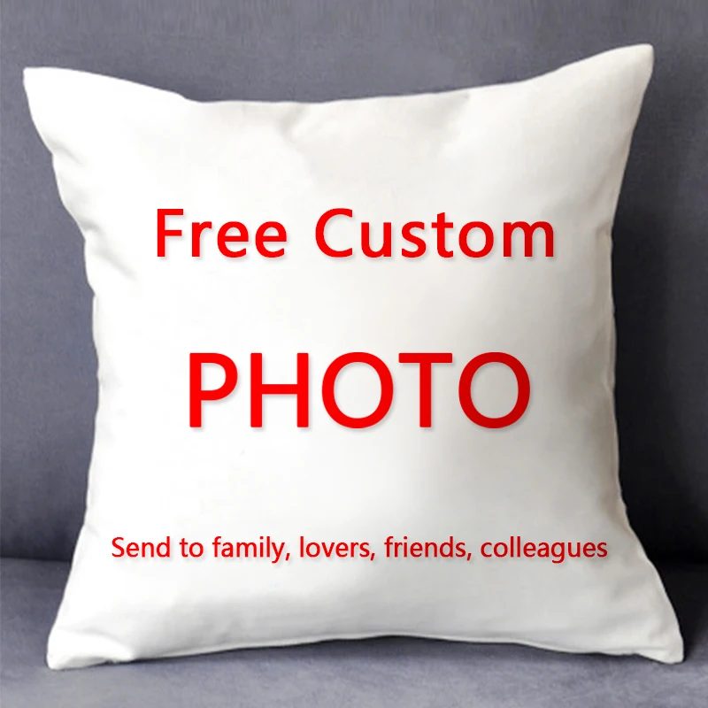 

Customized Product Throw Pillow Cover Decorative Pillow Cushion Cover Pillowcase for Bedroom Living Room Car