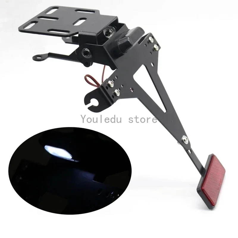 Número да matrícula da motocicleta Quadro ângulo ajustável Titular Suporte para Yamaha YZF R1 R3 R6 R15 R25 Mt-07 Mt 07 Novo