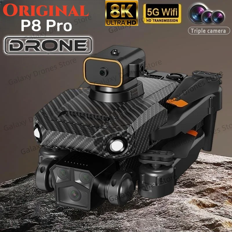 Original P8 Pro Drone Brushless Motor GPS Obstacle Avoidance