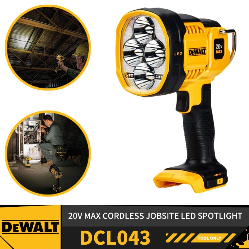 

Светодиодный прожектор DEWALT DCL043, 20 в, литиевая батарея