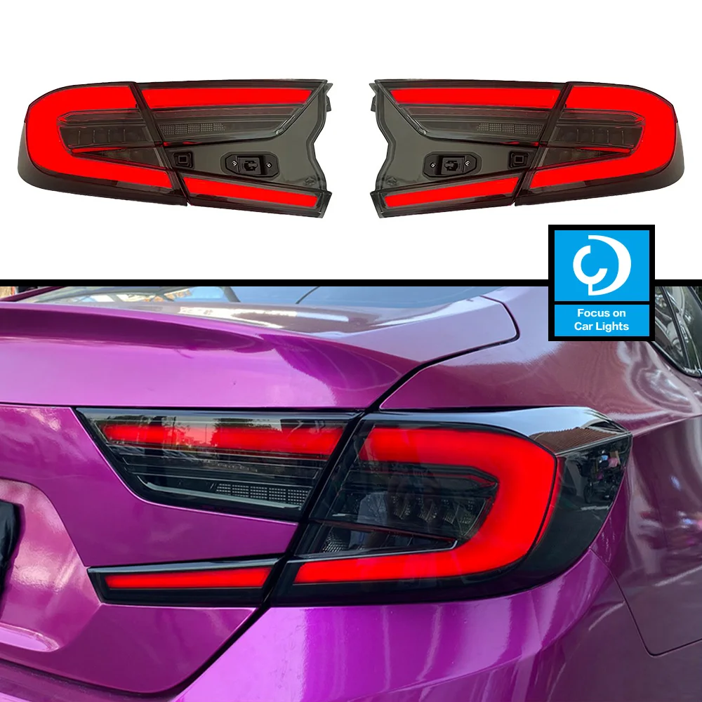 

Taillights Styling For Honda Accord G10 2018-2021 Tail Light Type LED DRL Running Signal Brake Reversing Parking Lighthouse 4PCS