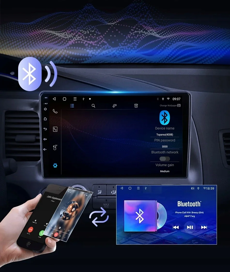 Android13 Автомобильное радио для Cadillac Escalade 2006-2013 Мультимедиа Стерео Авторадио