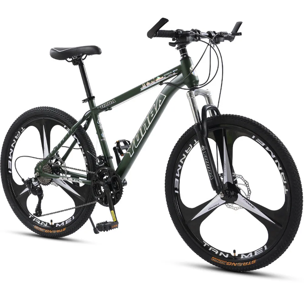

Mountain Bicycle 24/26 Inch Bike 24/27/30 Speed Super Light High Carbon Steel Frame System Alloy Wheels
