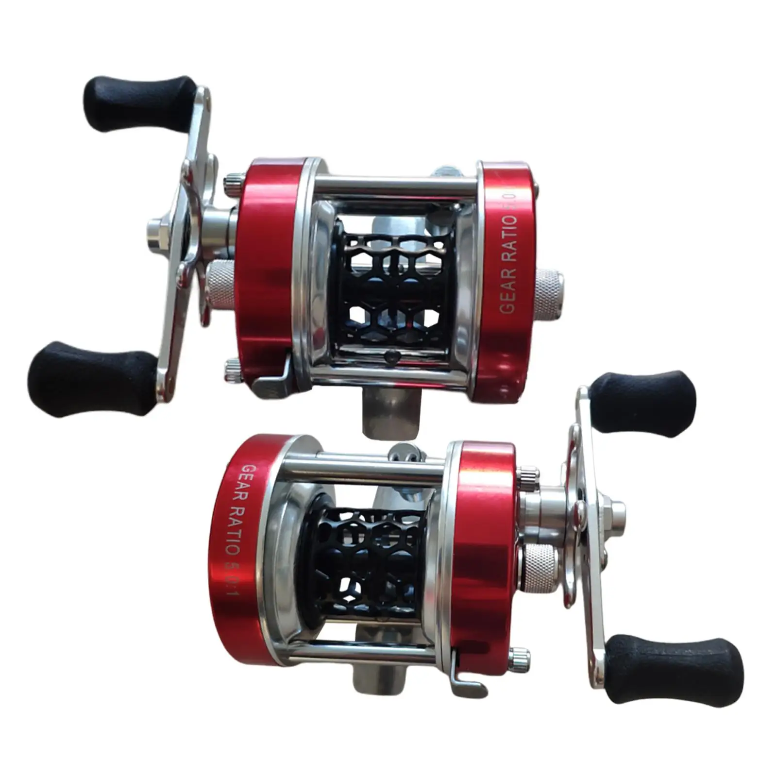 Lightweight Baitcasting Reel Anti-Reverse Bearing Fish Line Reel W300 Left/Right Hand