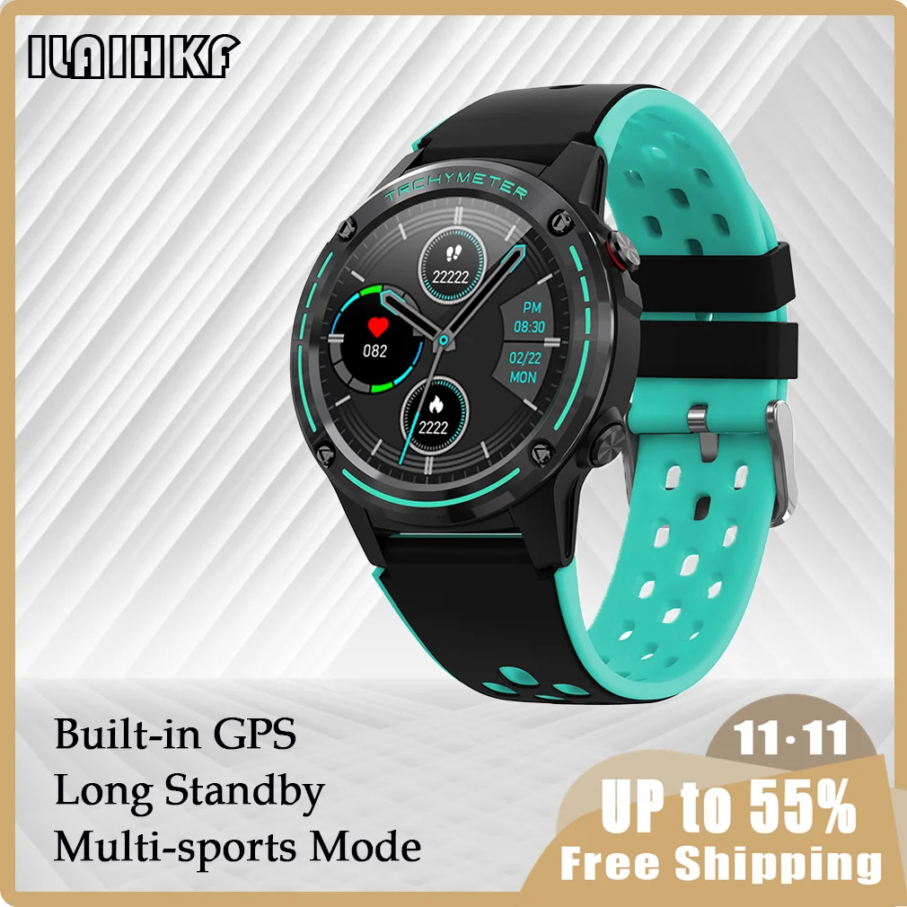 

Смарт-часы Xiaomi General SMA M6 для мужчин и женщин, водонепроницаемые электронные цифровые наручные часы с GPS, фитнес-браслет, IP68