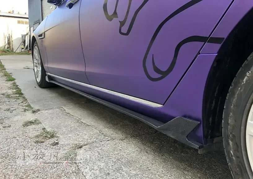 Передние разветвители для бампера из углеродного волокна Jaguar XF 2016-2020