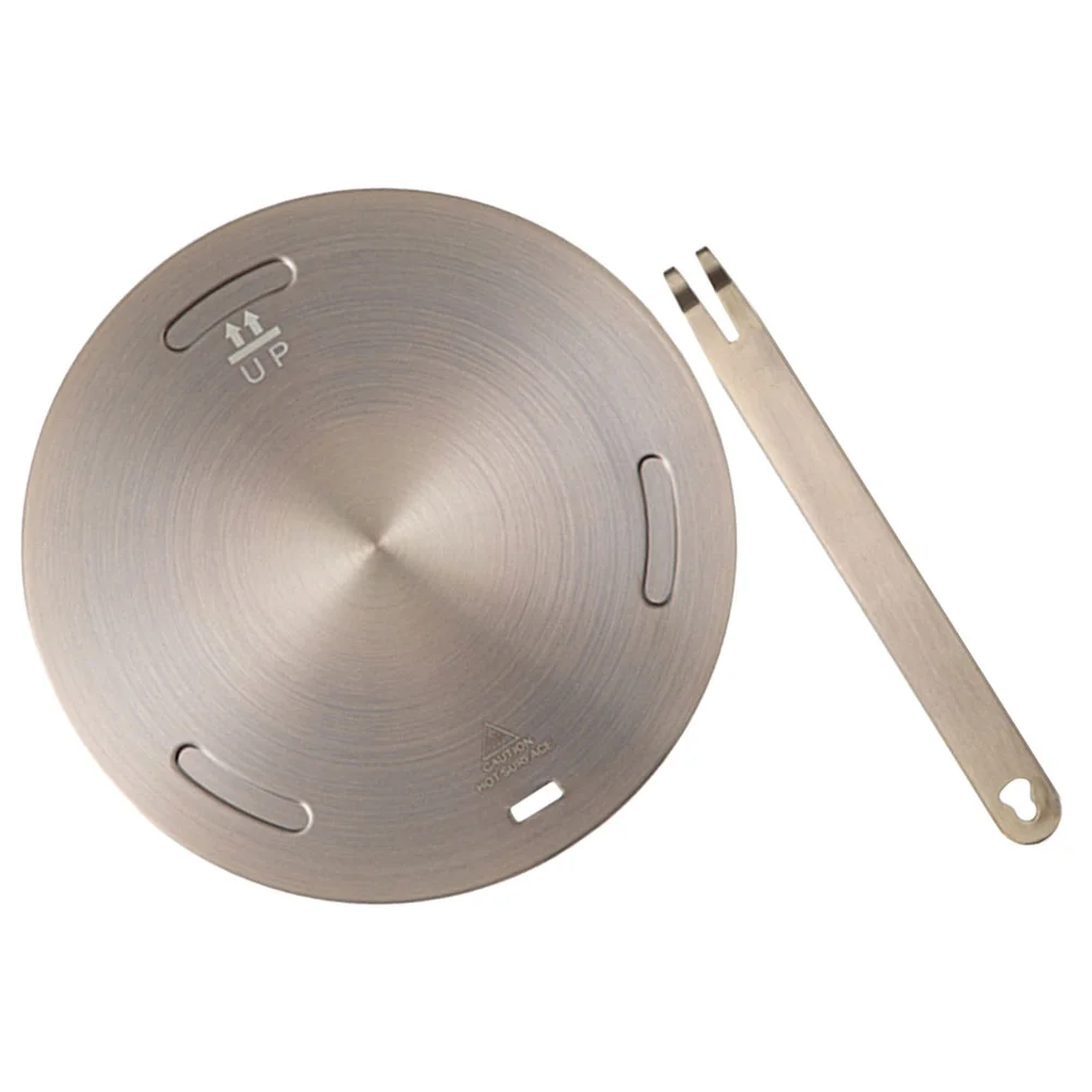 

1 Set of Stainless Steel Induction Plate Induction Cooker Adapter Electric Stove Heat Diffuser