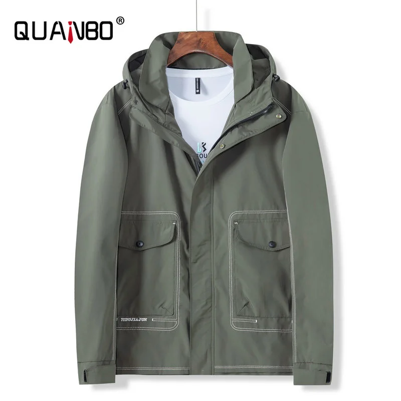 Mens Embroidered Jacket Plus Size 5xl 6xl 7xl 8xl 2022 Spring and Autumn New Men's Safari Style Casual Fat Outerwear & Coats