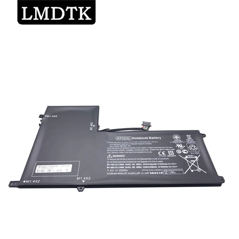 LMDTK Новый аккумулятор для ноутбука AT02XL HP Elitepad 900 G1 Tablel HSTNN-C75C HSTNN-IB3U AT02025XL D3H85UT HSTNN-DB3U 7