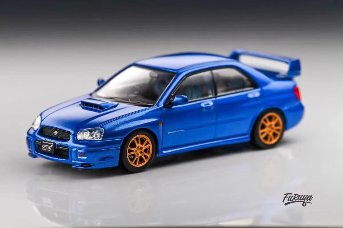 Furuya 1:64 SUBARU Impreza WRX STi Sedan Wagon Bugeye Blobeye GD GG Литая под давлением модель автомобиля