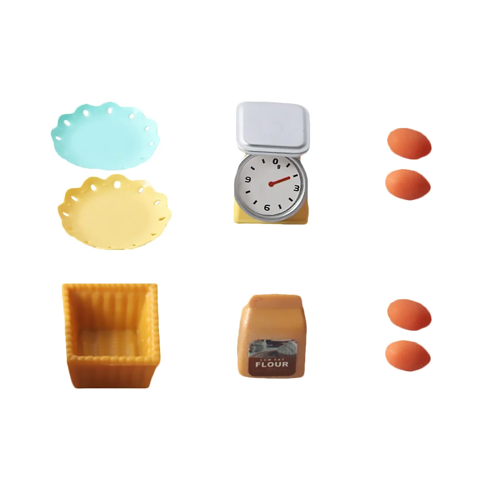 

9pcs Kitchen Toys Baking Toys Mini Scale Accessories