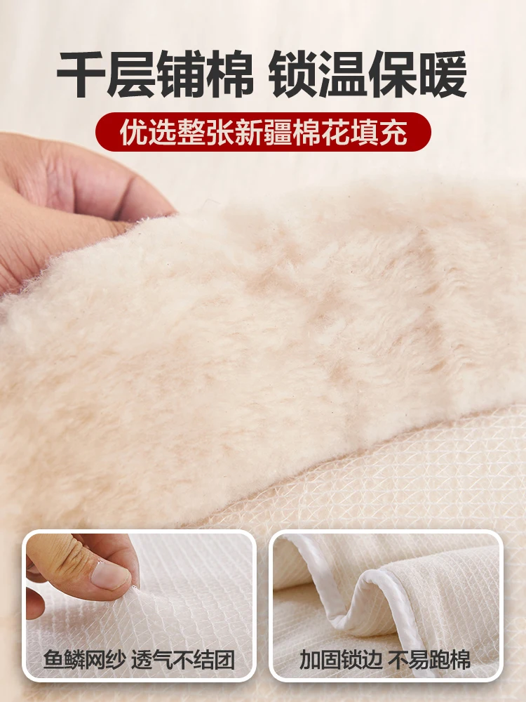 Xinjiang Cotton Quilt Winter Warm Core Student Dormitory Single Set Pure Spring and Autumn Qu...