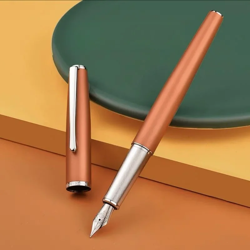 Hongdian 920C трехцветная металлическая перьевая ручка иридиевая с тонким