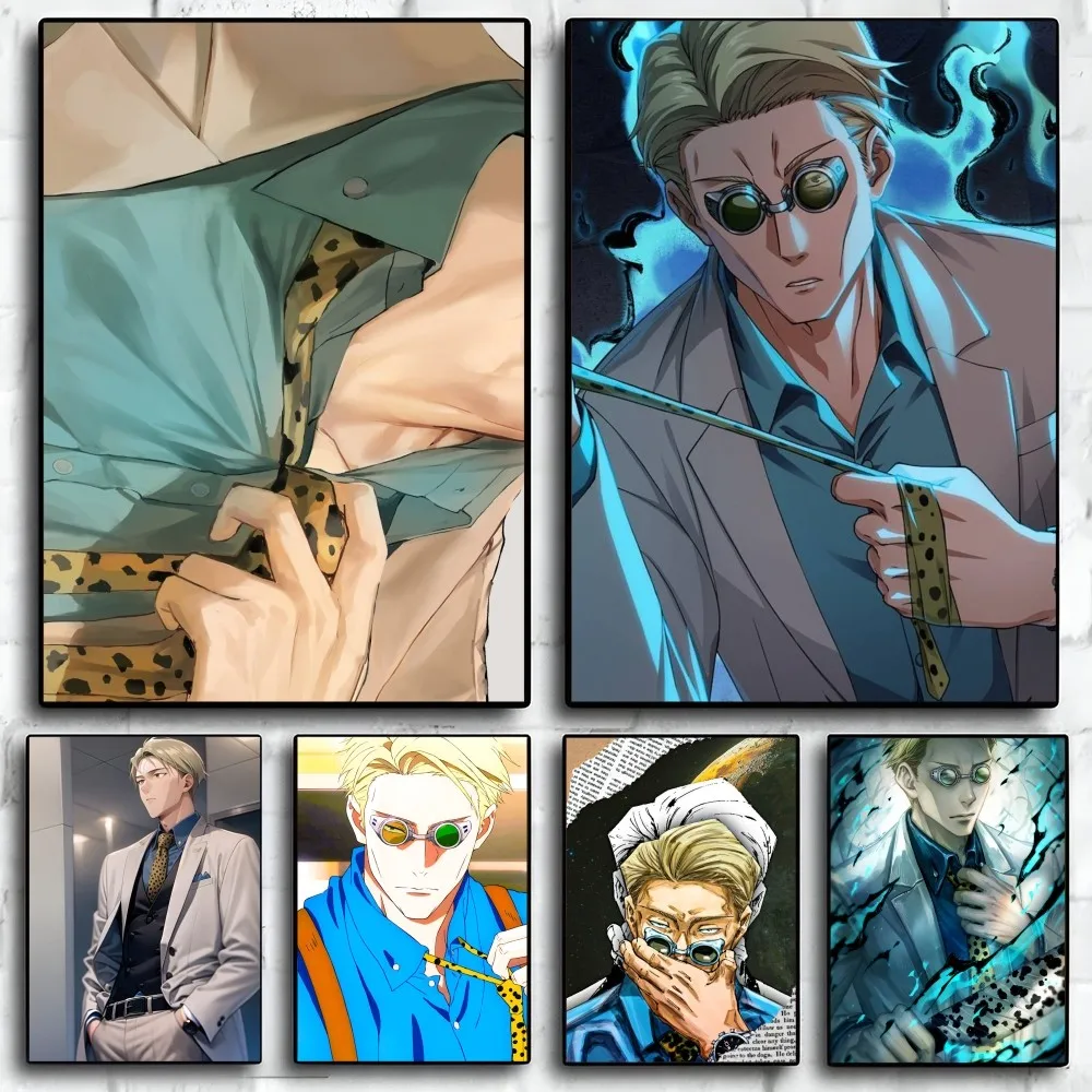 Художественный бумажный постер juютсу Kaisen Nanami Kento с принтом для дома гостиной