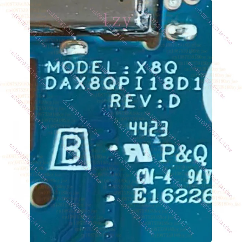 Фото 95% новый оригинальный DA0X9TPI8A0 DAX8QPI18D1 DAX8SAPI8C0 для HP 445 440 450 G8 ZHAN 66 14 G4 USB маленькая плата №4