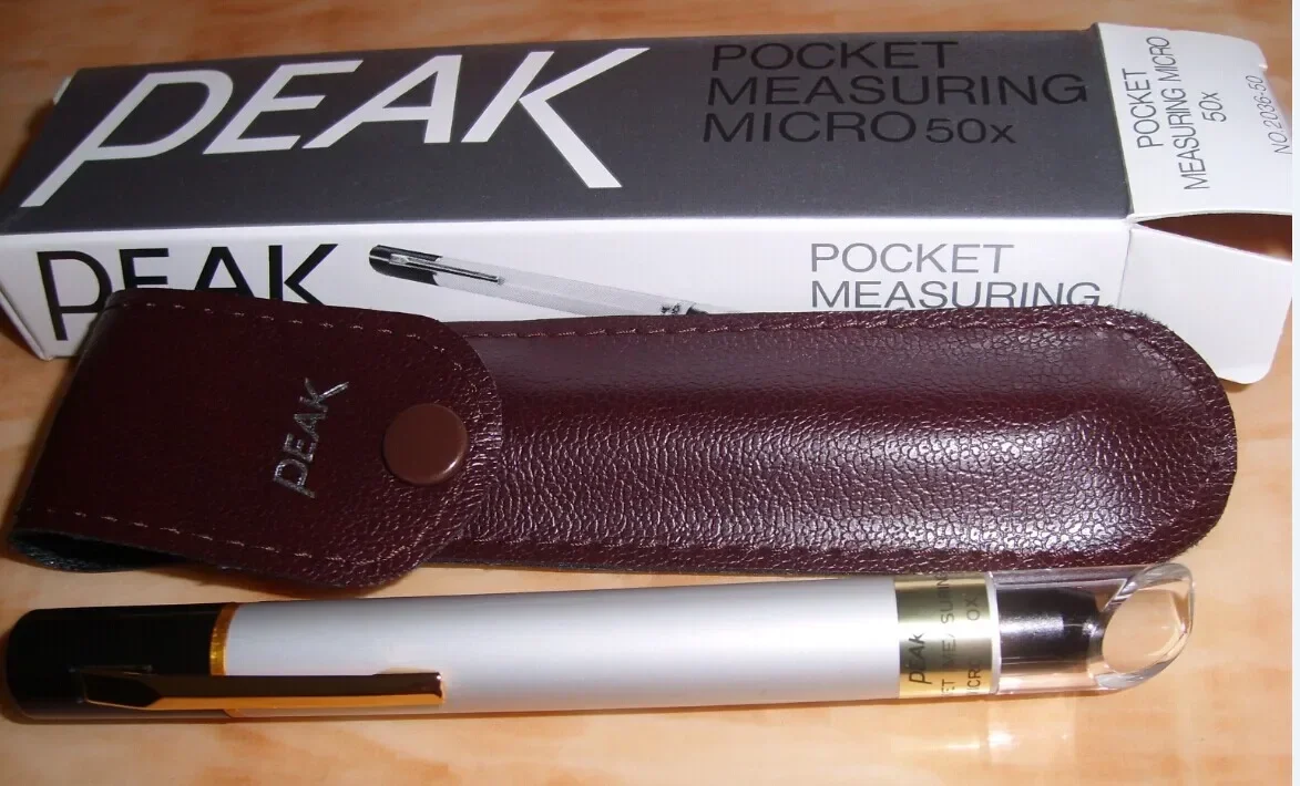 2036-50X Bijia PEAK со шкалой 50-кратное увеличительное стекло ручка оригинальное