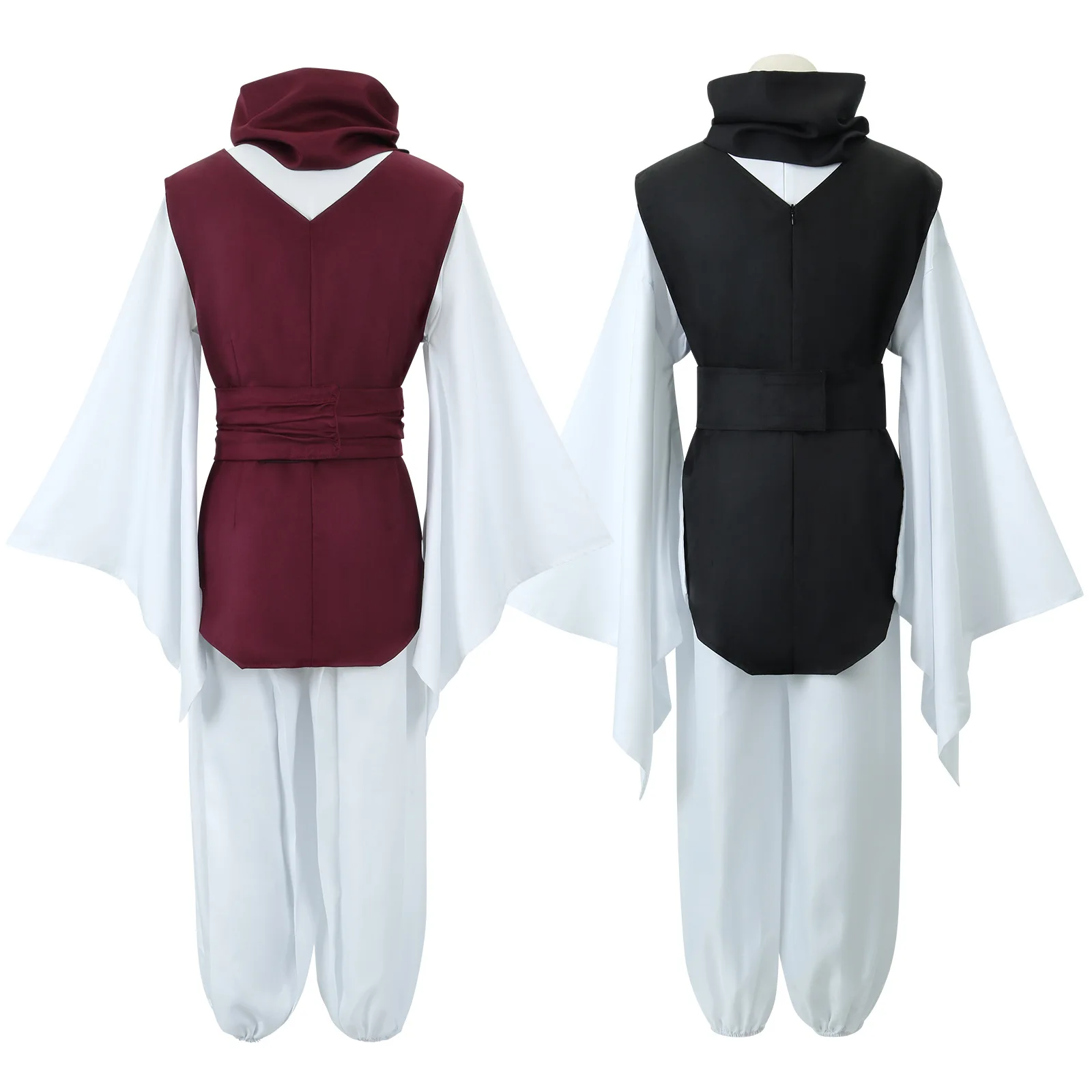 Унисекс Jjk Manga Ju Ctrl-su Косплей Костюм Набор - Эластичные Искусственные Белые