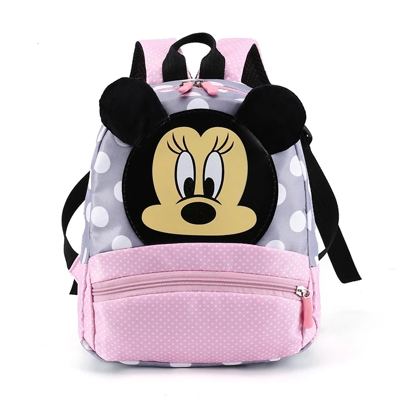 2022 New Mickey Fashion High Quality Children Backpack Minnie Mouse Classic Kids Mochilas Hot Sales Girls Boys School Babs enlarge