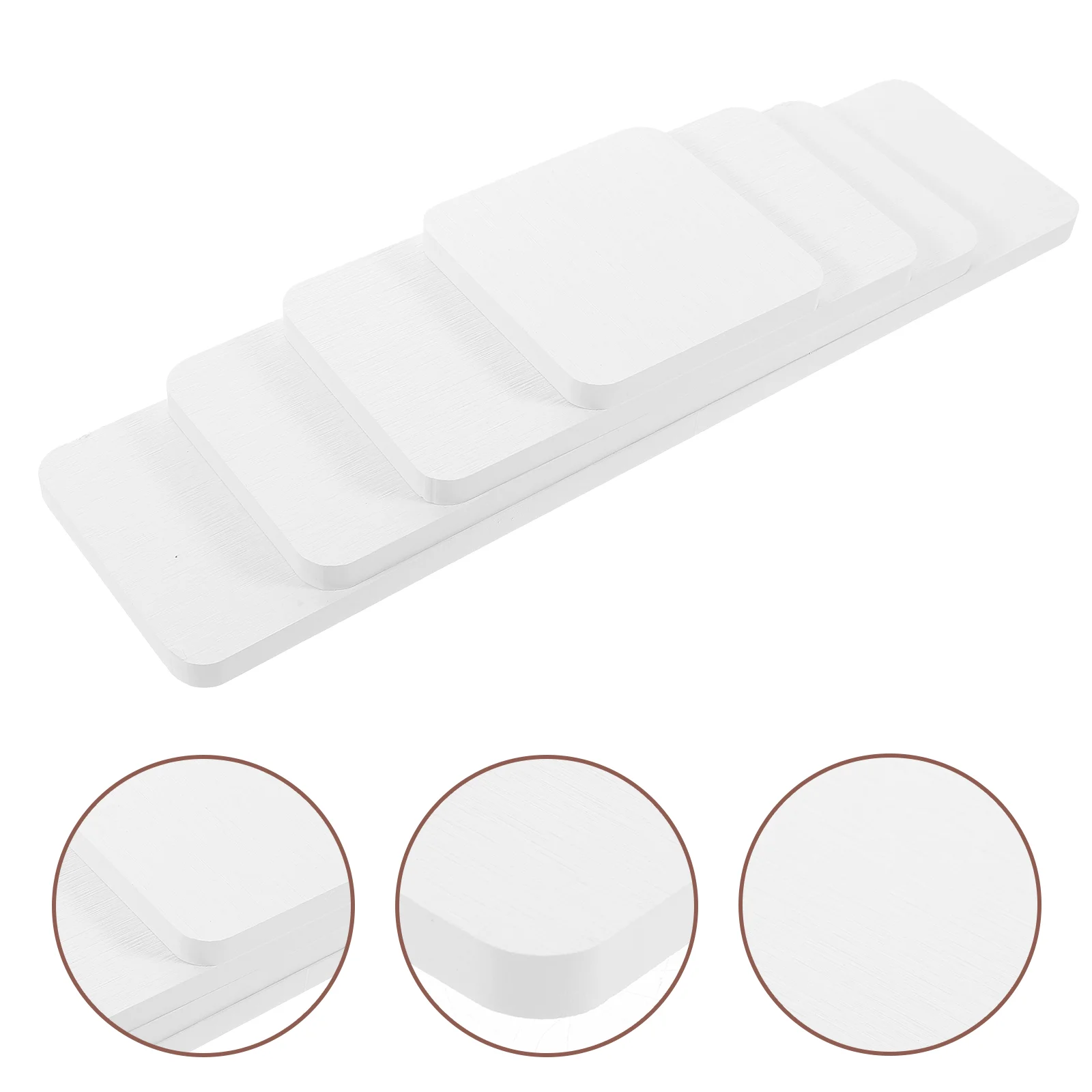 

4 Pcs Diatom Mud Absorbent Pad Soap Dish Diatomite Mat Coffee Drinks Wash Basin Sink Water Coasters For