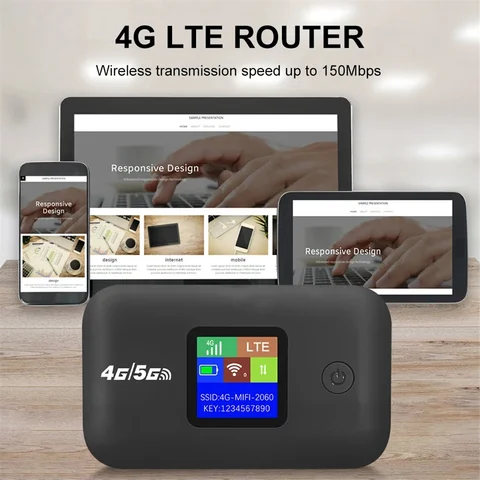Портативный Wi-Fi роутер A8 4G LTE