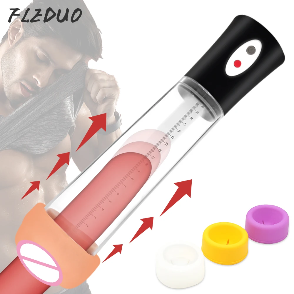 

Электрический вакуумный насос для пениса, тренажер для эрекции большого члена, устройство для увеличения пениса с задержкой эмуляции, товары для мужской мастурбации 18