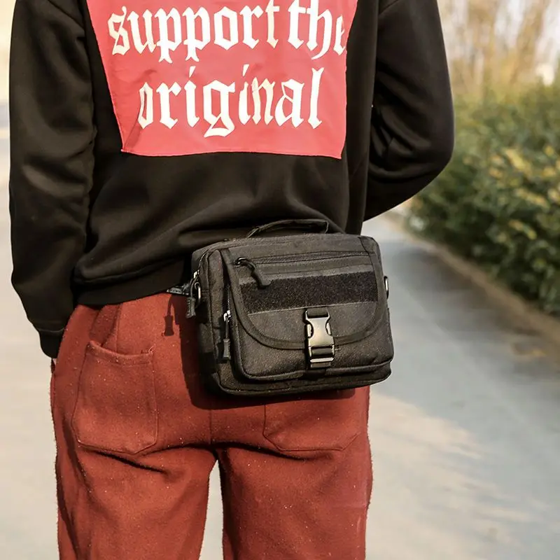 Waist Bags for Men Casual Multifunctional Fashion Military Riding Tactical Crossbody Bag Outdoor Camping Fanny Pack Men
