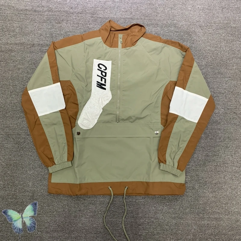 

Лоскутные носки CPFM XYZ Kanye West, стеганая куртка на молнии, ветровка, пальто