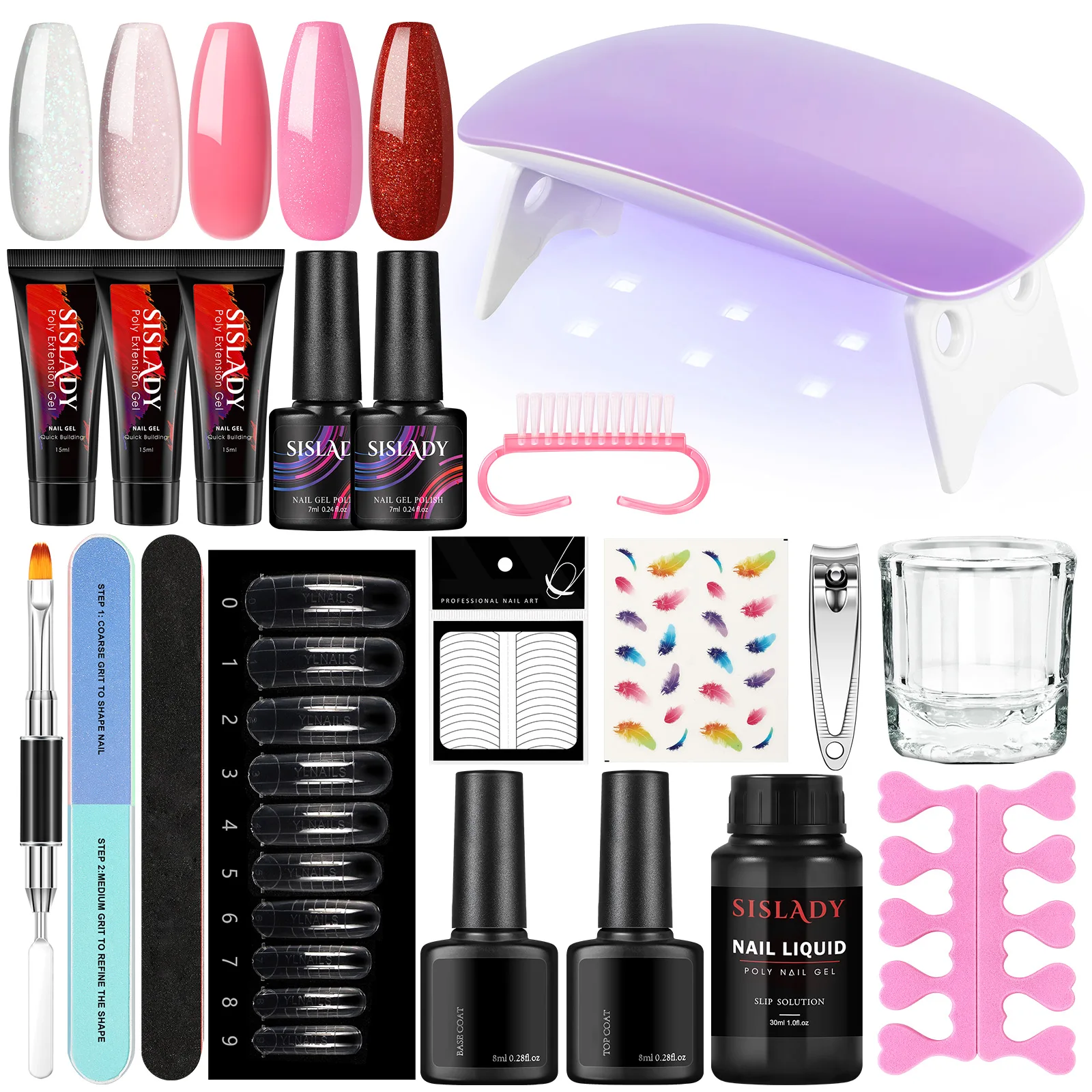 

Набор гель для наращивания ногтей с полуперманентными ногтями и фотоэлементами набор инструментов для украшения ногтей