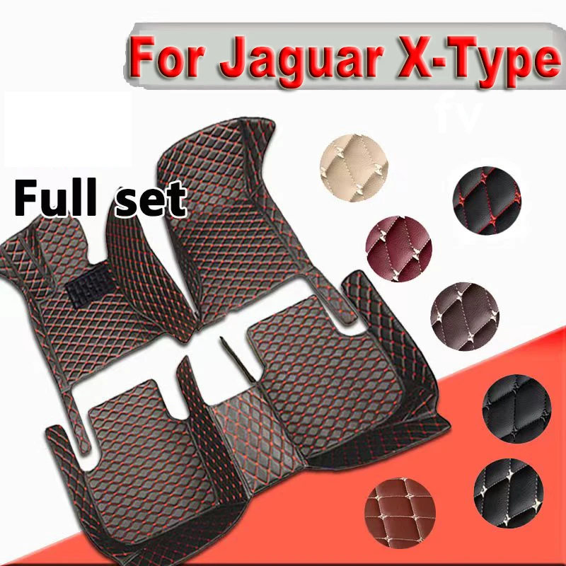 

Автомобильные коврики для Jaguar X-Type XTYPE X TYPE 2002 ~ 2009, набор кожаных ковриков, противогрязные накладки, автомобильные аксессуары, детали интерьера 2003