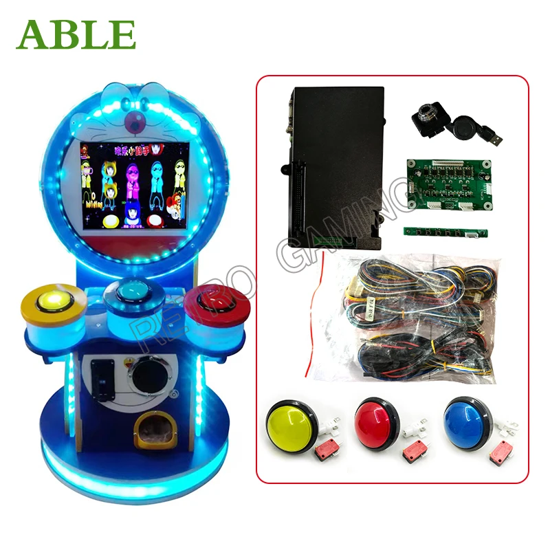 Arcade Little Drummer Music Rhythm With Button Motherboard DIY Kit for Indoor Amusement Kids Coin Operated Arcade Game Machine
