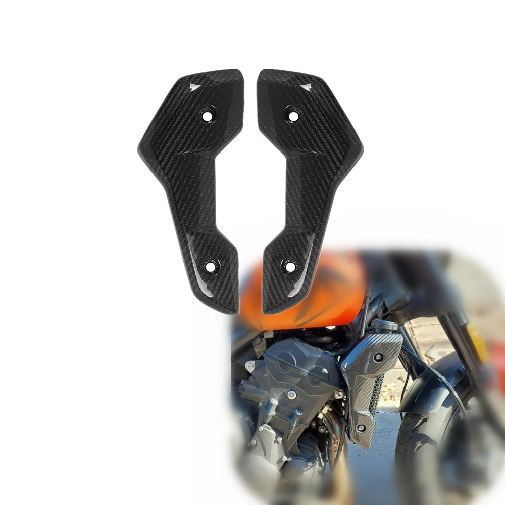 

Чехлы из углеродного волокна для радиатора, боковые панели, коврик для сиденья для тригдента Triumph 660, 2021, 2022, 2023