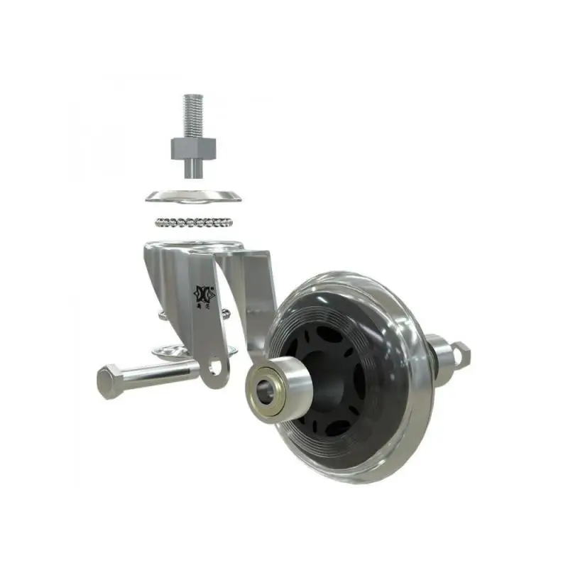 (5 упаковок) 3-дюймовый M8 винт полиуретановый ролик Ice Wheel компьютерное кресло