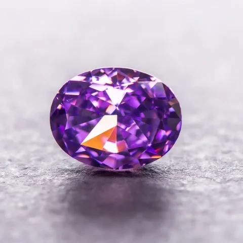 Кубический цирконий фиолетового цвета овальной формы класса 5A 4k огранка из дробленого льда бусины для изготовления ювелирных изделий ожерелье кольцо материалы