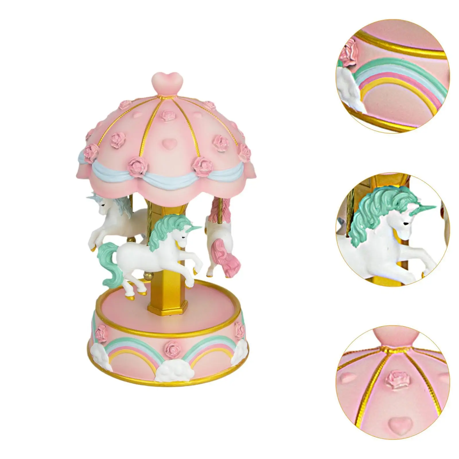 Музыкальная шкатулка из смолы рождественский орнамент украшение стола